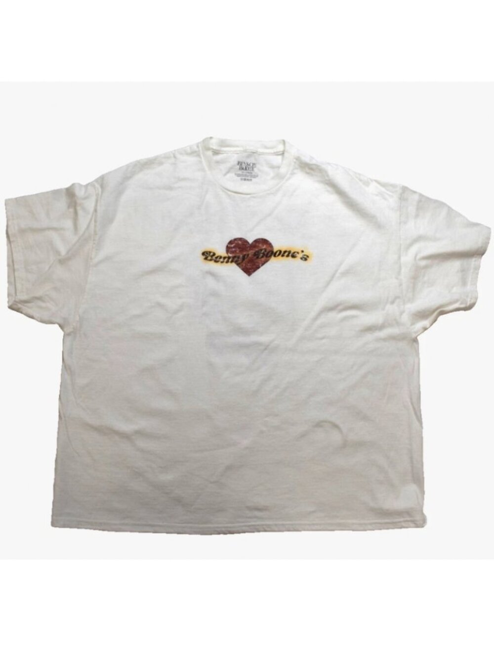 Benson Boone Womens Benny American Heart 2025 World Tour White Shirt New 2XL